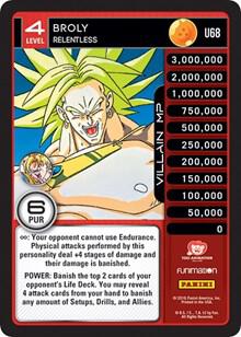 Broly - Relentless - Panini: Vengeance - Dragon Ball Z TCG
