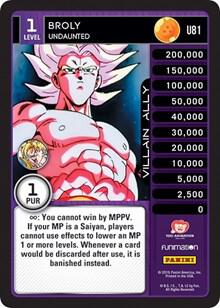 Broly - Undaunted - Panini: Vengeance - Dragon Ball Z TCG
