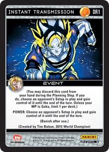 Instant Transmission - Panini: Vengeance - Dragon Ball Z TCG