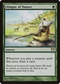 Glimpse of Nature - Champions of Kamigawa - Magic: The Gathering