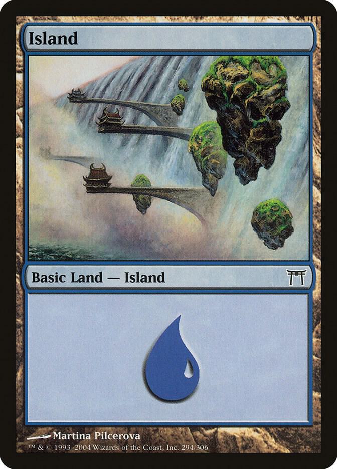 Island (294) 294 card