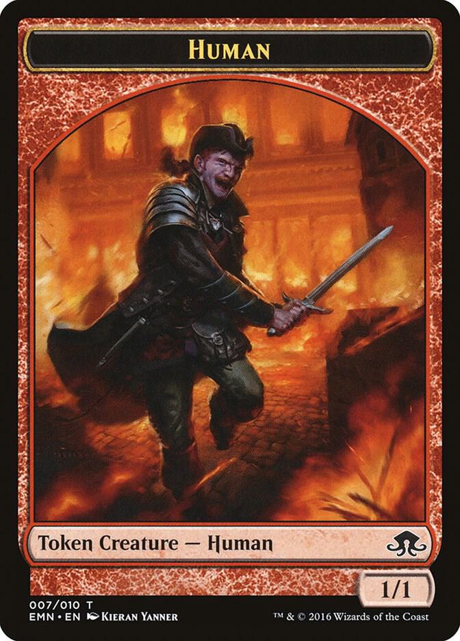 Human Token 7 card