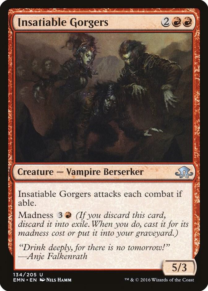 Insatiable Gorgers 134 card