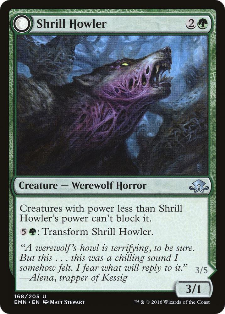 Shrill Howler 168 card