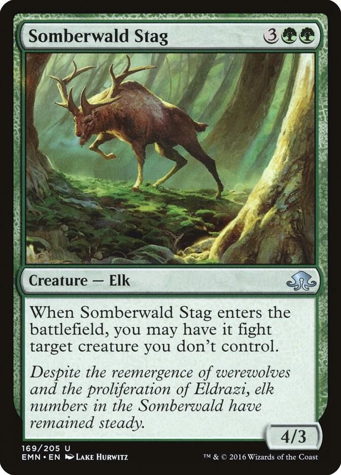 Somberwald Stag 169 card