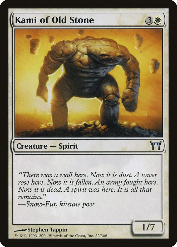Kami of Old Stone 22 card