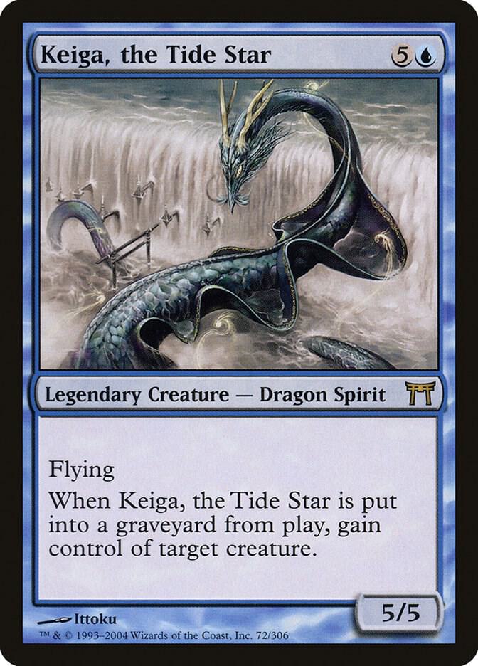 mtg Foil 潮の星、京河/Keiga, the Tide Star 日本語 潮の星、京河 MTG CHK版 日本語 Foil 潮の星、京河/Keiga, the