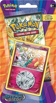 Steam Siege Single Pack Blister [Floette] from XY - Steam Siege Pokemon card image