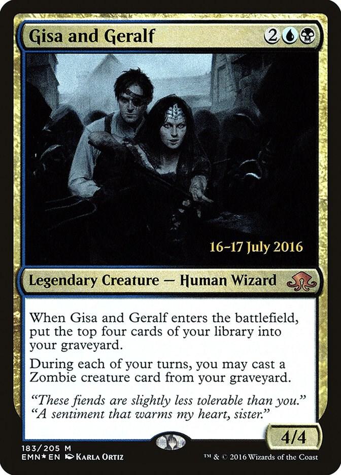 mtg gisa and geralf commander deck Gisa and Geralf [3] [Starter Commander Decks] [Etched Foil] – Face to Face  Games main image 1