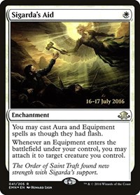 Sigarda's Aid - Prerelease Cards - Magic: The Gathering card