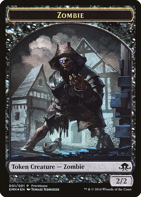 Zombie Token (Double-Sided) - Prerelease Cards - Magic: The