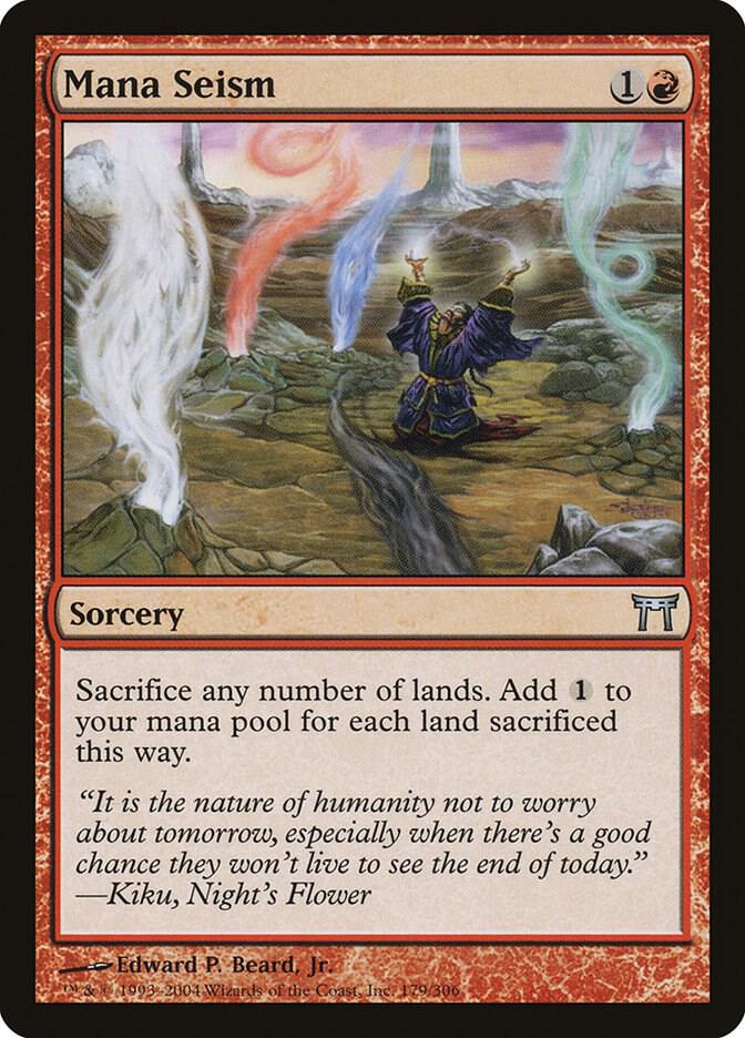 Mana Seism 179 card