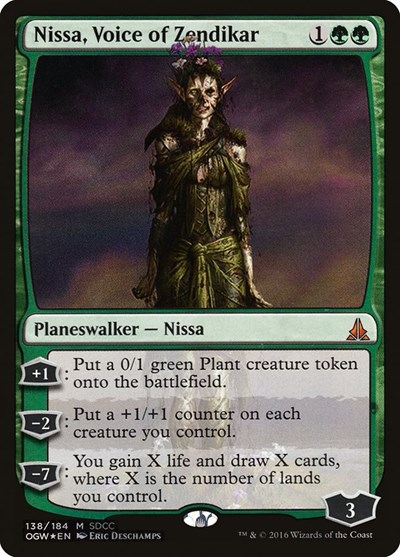 Nissa Voice of Zendikar SDCC 2016 Exclusive