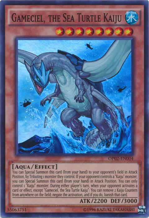 Gameciel, the Sea Turtle Kaiju - OTS Tournament Pack 2 - YuGiOh