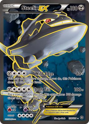 ポケモンカードゲーム xy Steelix Steelix-EX 67/114 Rare Holo EX | Steam Siege | Pokemon Card