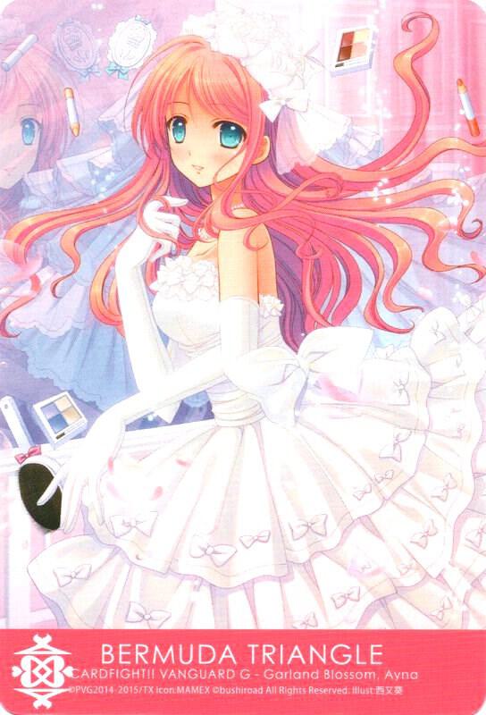 Bermuda Triangle - Garland Blossom, Ayna - Clan Cards - Cardfight