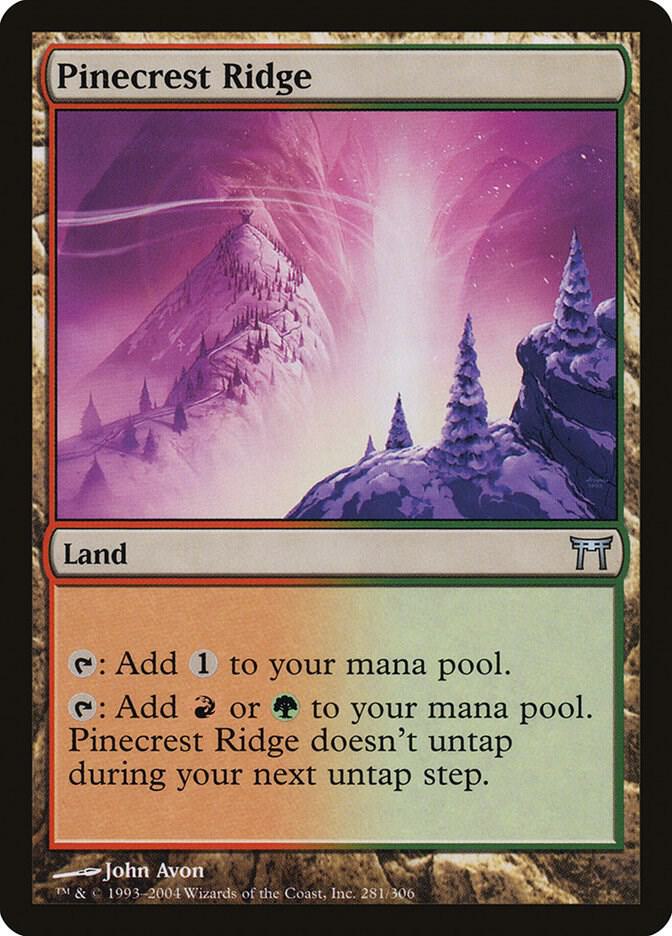 Pinecrest Ridge 281 card