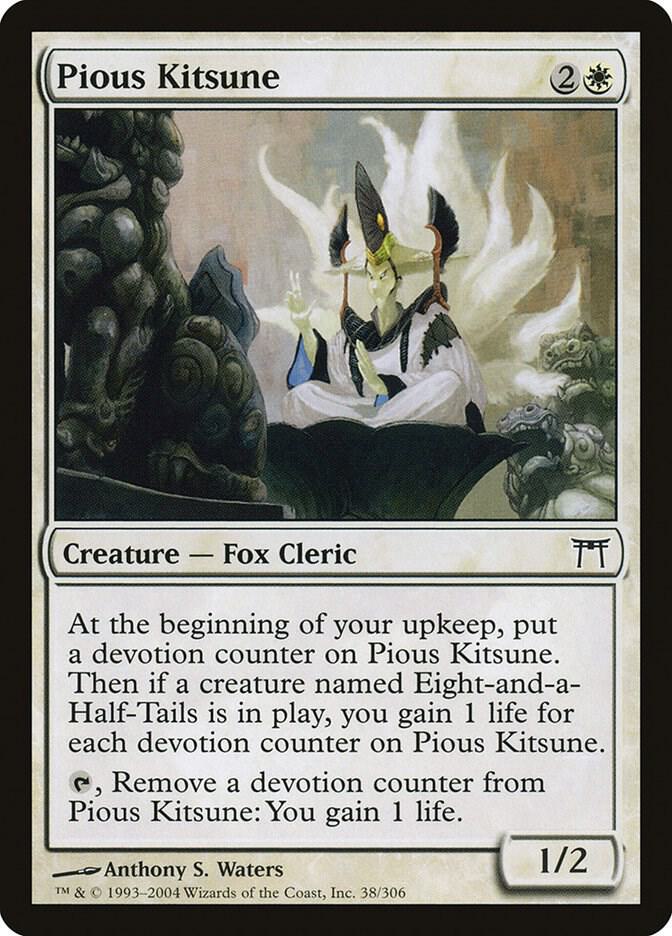Pious Kitsune - Champions of Kamigawa - Magic: The Gathering