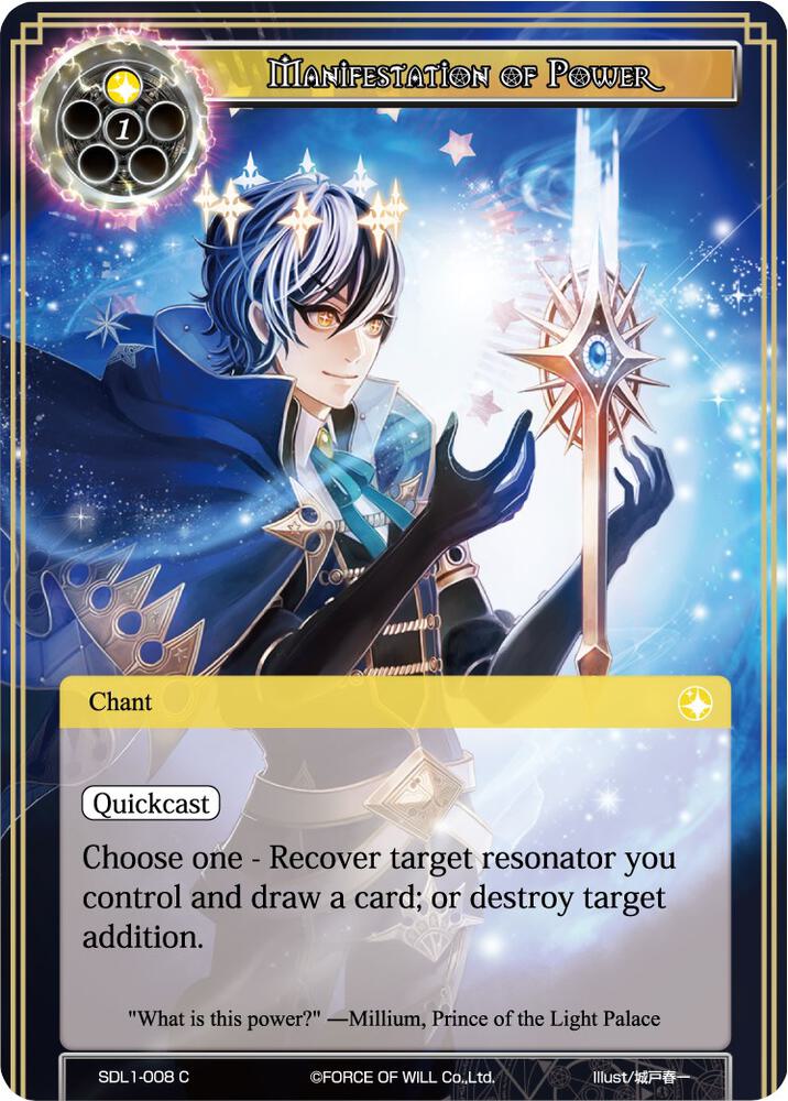 Manifestation of Power