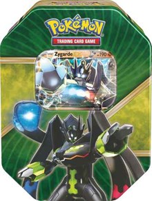 Shiny Kalos Tin [Zygarde EX] from XY - Fates Collide Pokemon card image