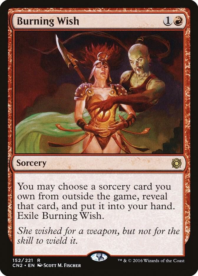Burning Wish - Conspiracy: Take the Crown - Magic: The Gathering