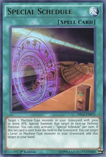 Special Schedule - Dragons of Legend: Unleashed - Yu-Gi-Oh! card