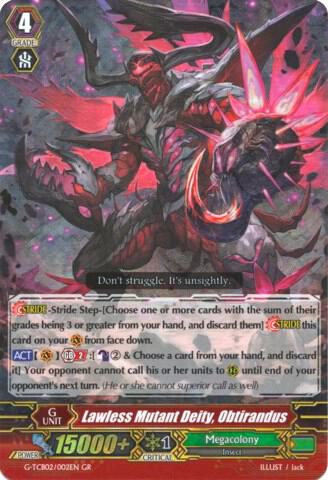 Lawless Mutant Deity, Obtirandus