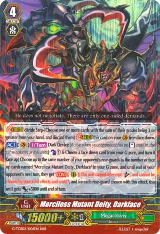 Merciless Mutant Deity, Darkface