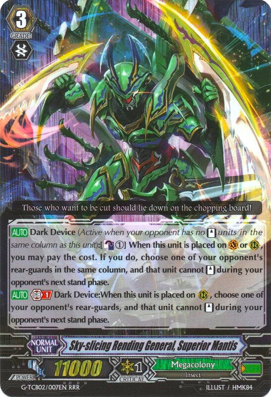 Sky-slicing Rending General, Superior Mantis