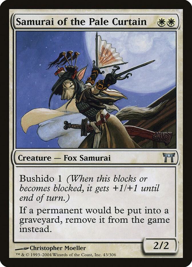 Samurai of the Pale Curtain - Champions of Kamigawa - Magic: The