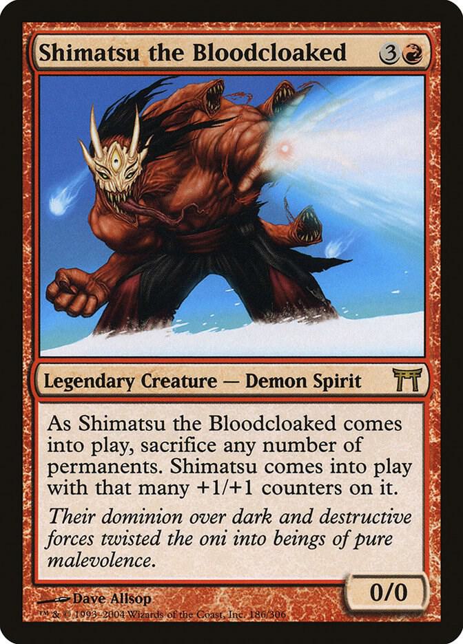 Shimatsu the Bloodcloaked 186 card