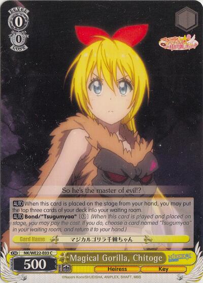 Magical Gorilla, Chitoge