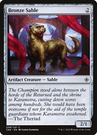 Bronze Sable - Conspiracy: Take the Crown - Magic: The Gathering card