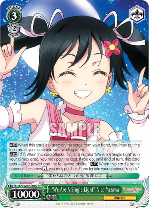 "We Are A Single Light" Nico Yazawa