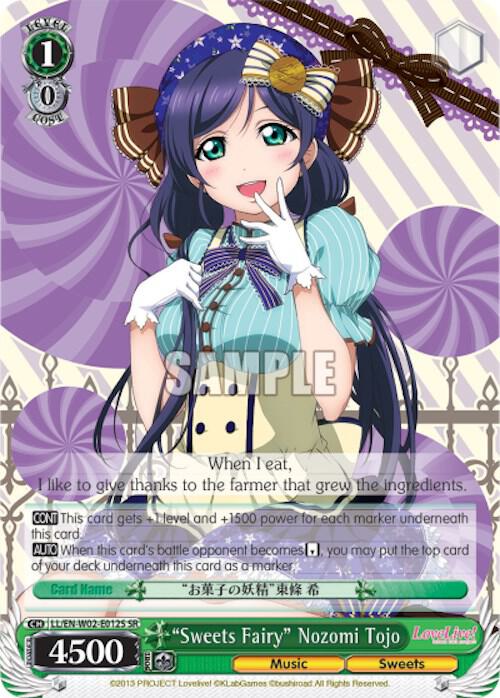 "Sweets Fairy" Nozomi Tojo (SR)