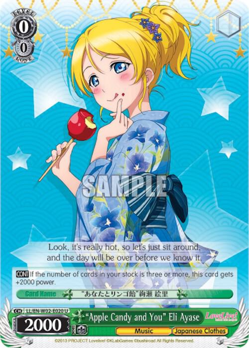 "Apple Candy and You" Eli Ayase