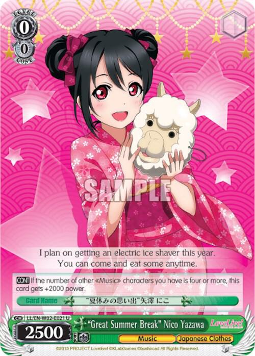 "Great Summer Break" Nico Yazawa