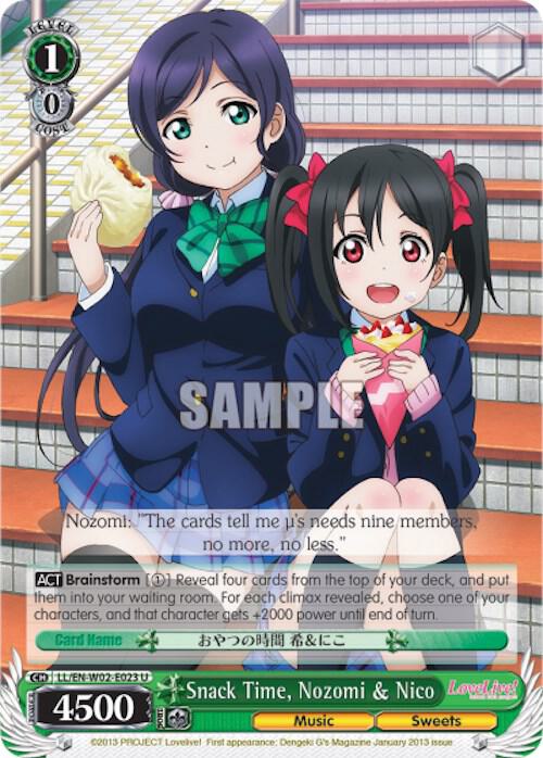 Snack Time, Nozomi & Nico
