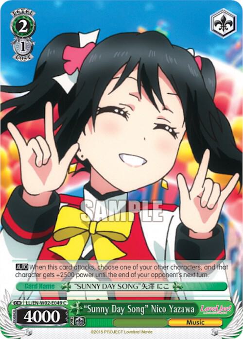 "Sunny Day Song" Nico Yazawa