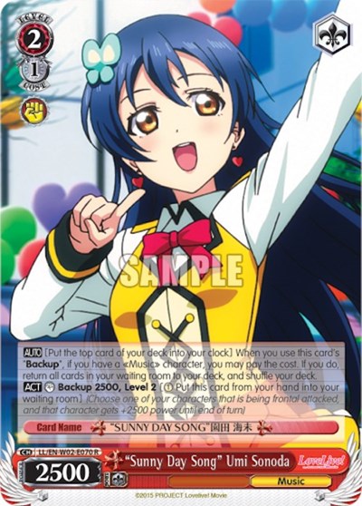 "Sunny Day Song" Umi Sonoda
