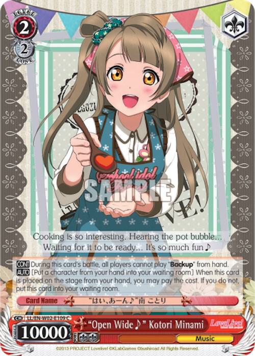 "Open Wide~" Kotori Minami