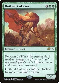 Outland Colossus - Unique and Miscellaneous Promos - Magic: The Gathering card