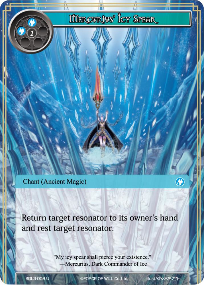Mercurius' Icy Spear