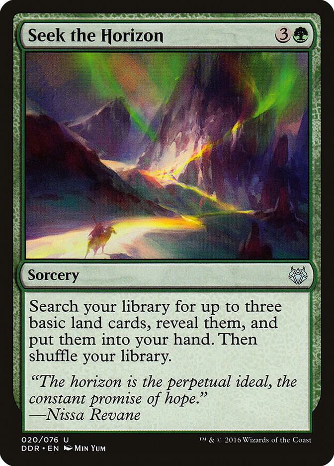 Seek the Horizon 20 card
