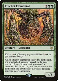 Thicket Elemental - Duel Decks: Nissa vs. Ob Nixilis - Magic: The Gathering card