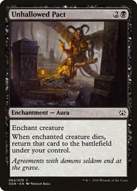 Unhallowed Pact - Duel Decks: Nissa vs. Ob Nixilis - Magic: The Gathering card