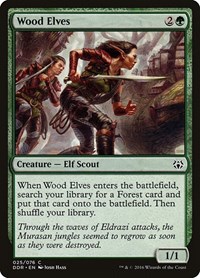 Wood Elves - Duel Decks: Nissa vs. Ob Nixilis - Magic: The Gathering card