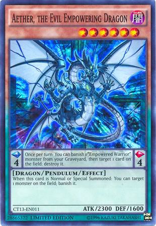 トーグン・ザ・ディファイアント 宝物 Aether, the Evil Empowering Dragon - 2016 Mega-Tins - YuGiOh