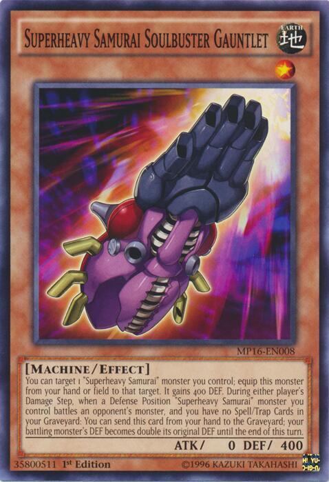 Superheavy Samurai Soulbuster Gauntlet