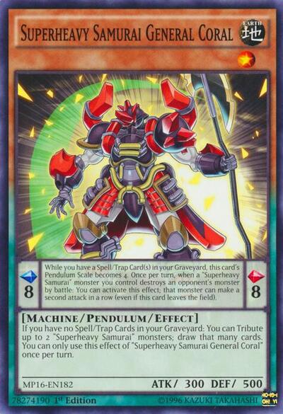 Superheavy Samurai General Coral